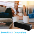 Miniatyrbild 5 av 5: Datorhögtalare (183*37*47mm), USB-driven högtalare för stationär dator, Windows PC, bärbar dator. Mini Portable Sound Bar - Plug and Play