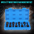 Miniatyrbilde 3 av 4: 8 stk. Sekskantblomst T Pneumatisk Innerhylse, Multifunksjonshylse T30-T80