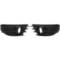 Par Tåkelys Grilldeksler, Svart Frontfanger Tåkelys Grill for Citroen C4 2004-2008