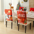 Miniatyrbilde 8 av 8: Jul Xmas Bankett Stol cover Santa Party Matsal Seat A10 one size A10 one size