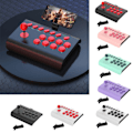 Miniatyrbild 3 av 11: Speljoystick Rocker Fighting Controller för Switches PC Game Controller Board Joystick Control Device Lila