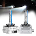 Miniatyrbillede 2 af 5: 2 stk D3s 8000k 35w Xenon Forlygter Høj Lysstyrke Ip68 Vandafvisende Bil Led Pannlampe