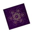Miniatyrbilde 2 av 5: 1/2/3 Astrologi Tarot Kortspill Bordduk Krystallgitter Lilla 60x60cm 1Set Purple 60x60cm 1Set