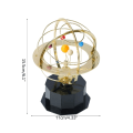Miniatyrbilde 5 av 5: Solsystemet Planet Perpetual Motion Bordsskiva Ornament Rotation Swing Globe Toy