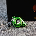 Miniatyrbillede 1 af 8: Elektrisk Mini Turbo Turbo Nøglering Spinning Turbine Nøgle Grøn one size Green one size