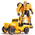 Miniatyrbild 2 av 5: TAIBA YS-03C Transformation BMB Gul 21cm Film Warrior Mode Actionfigur Robot Bilmodell Leksak Barn Present H6002-9c