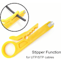 Miniatyrbilde 2 av 5: 10 stk. Mini Kabelavisolerer + Kutter for RJ45 Cat5/6 Nettverks- og Datakabler
