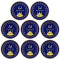 Pikkukuva 5 / 5: Eid Mubarak -set Ramadan festtillbehör Engångspapperstallrik Halmpåse null - 8