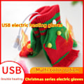 Miniatyrbilde 2 av 8: Elektriske oppvarmede julehansker Oppladbare USB håndvarmere H C Onesize C Onesize