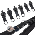 Miniatyrbillede 2 af 8: 12 stk 3 størrelser Universal Instant Fix lynlås reparations sæt udskiftning sort onesize Black onesize
