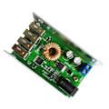 Miniatyrbilde 1 av 5: DC-DC strøm 24V/12V til 5V 5A omformer Bytt ut LM2596S