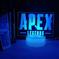 Miniatyrbild 1 av 3: Kreativ gåva Spelrumsdekoration Nattljus Crack Model APEX APEX Crack Touch Colorful Set