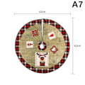 Pikkukuva 1 / 8: Joulukuusen hame Piirretty Santa Claus Lumiukko Joulukuusen hame A7 yksi koko A7 one size