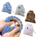 Miniatyrbillede 2 af 8: Hamster sovepose til pindsvin, egern, kanin, marsvin, rotte - Varmt gemmested - Blå