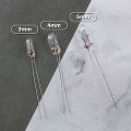 Miniatyrbild 2 av 5: 25 STK 5 mm 4 mm 3 mm Klar 12V Mini Glödlampa av vete rislökar Switchc 25Pcs 4MM 25Pcs 4MM