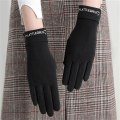 Miniatyrbilde 1 av 5: Varme vinterhansker for kvinner. Vindtette sykkelhansker Therml Touc Black one size Black one size