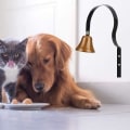 Pikkukuva 2 / 5: Dörrklocka Väggmonterad metall affärsinnehavare Pet Training Bell