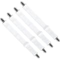 Adjustable Sheet Straps (65 cm to 200 cm), Adjustable Strap for Sheets, Sofa, Ironing Board Cover (White, 4-Pack)