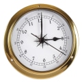 Miniatyrbilde 5 av 10: 115 mm Veggmontert Termometer Hygrometer Klok Tideklokke Værsenter Kobber for Skall Innendørs Utendørs null - 1