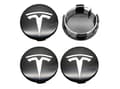 Miniatyrbillede 5 af 5: Tesla Hjulkapsler Emblem Sæt - 4-pak til Biler Multicolor multicolor