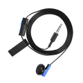 Miniatyrbillede 6 af 10: 3,5 mm Spilhørebøffer Headset med mikrofon til Sony Playstation 4 PS4-controller