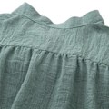 Miniatyrbilde 7 av 8: Kvinner Høst Topper Lin Button Down Løs Casual Karriere Skjorte L Grønn L Green L