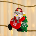Miniatyrbilde 1 av 8: Nye juledekorasjoner Juletrehengende DIY Xmas Tree Pe A14 onesize A14 onesize