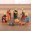 Miniatyrbild 3 av 5: 8 handmålade figurer Jul heminredning