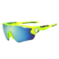 Miniatyrbillede 1 af 5: Cykelbriller 8 Farver Udendørs Sports Solbriller Herre Dame C Grøn one size Green one size