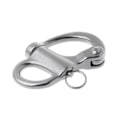 Miniatyrbild 4 av 5: Metallrigg Segling Fast Bail Snap Shackle Fixed Eye Snap Hook Segelbåt 96mm