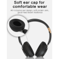 Miniatyrbilde 5 av 5: Trådløse On-Ear-hodetelefoner Bluetooth 5.0 Headset Foldbart tapsfritt Hi-Fi-lydstereo med mikrofon - hvit