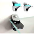 Miniatyrbillede 3 af 5: Justerbar glastavleholder til træ-/glashylder, 2-23 mm tykkelse