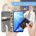Miniatyrbild 2 av 5: Fodral Kompatibelt med Samsung A53 5G, Book Folding Flip Case med Kickstand Kortplats Magnetisk stängning för Galaxy A53 5G (grå)