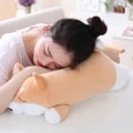 Miniatyrbilde 2 av 5: Sjarmerende Shiba Inu plysj pute - brun -
