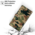 Miniatyrbilde 4 av 5: Etui for Blackview A55 Etui Flip-mønster Magnetisk deksel - Kamuflasje
