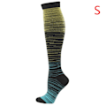 Pikkukuva 1 / 8: Strumpa Gradient Kompression Blandad Färg Tryck Mid-tubeSpor A1 ONESIZE A1 ONESIZE