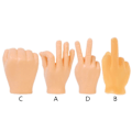 Miniatyrbild 3 av 11: 2 st Mini Hand Fingerdockor för Dockor Fidget Leksak Klämma Mini Dockor för Kindergarten Småbarn Familj Interaktivt Spel Pr null - A