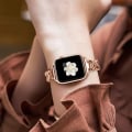 Miniatyrbild 5 av 5: Rostfritt stålarmband passar till Apple Watch-rem i roséguld 42mm/44mm