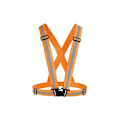 Miniatyrbild 2 av 5: Reflexvästar för löparkläder, Hög synlighet Justerbara säkerhetsvästar - Grön + Orange