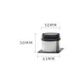 Miniatyrbilde 2 av 4: Sett med 4 justerbare møbelben i rustfritt stål for sofabord, skap - 5cm