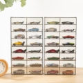 Miniatyrbild 4 av 5: 1:64 För Hot Wheels Display Box Bilmodell Leksaksskåp Rack För Hot Wheels Bilar Diecast Förvaring Akryl Dammtät Display Box A