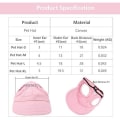 Miniatyrbilde 3 av 5: Hund Baseball Cap Sport Hatt Husdyr Katt Utomhus Solkeps Mode Solhatt Justerbar Stripe Sommerreiser