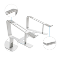 Miniatyrbild 3 av 11: Aluminium Laptopbord för Mac, MacBook Pro Air, Apple Notebook - Ergonomisk Lyftbar Metallställ för Skrivbord