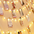 Miniatyrbillede 3 af 5: Holiday Light Chain Ball LED String Plug Lamp Bulb String Weddi Beige 3m 20led