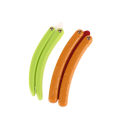 Miniatyrbillede 4 af 8: 3D Hot Dog Butterfly Banan Rädisa Modell Push Card Antistress B onesize B onesize