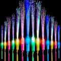 Miniatyrbild 1 av 4: 12 st Glow Sticks LED Ljusstavar Glasfiber Glow Sticks, 3 lägen färgblinkande, till jul, fest, konsertraves