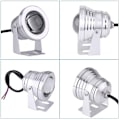 Miniatyrbillede 2 af 5: 10W Undervands LED Lys IP67 Vandtæt RGB Have Pool Springvand Belysning NPTERBL