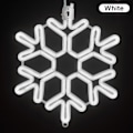 Miniatyrbild 1 av 8: 40CM Stor snöflinga String Light Utomhus Snöflinga Led Hängande Vit one size White one size