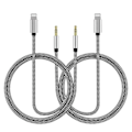 Pikkukuva 1 / 3: Aux-kaapeli iPhonelle, Aux-ääniadapterikaapeli yhteensopiva iPhone 14 13 12 11 XS XR X 8 7 6
