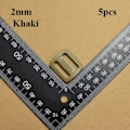 Pikkukuva 1 / 5: 5 kpl Tri Glide Slider -lukit KHAKI 2MM Khaki 2mm